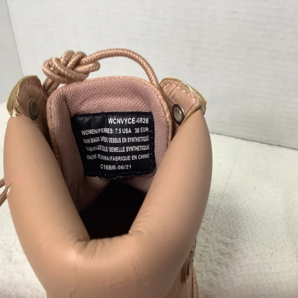 NWT LUGZ ankle booties camel/beige moto combat‎